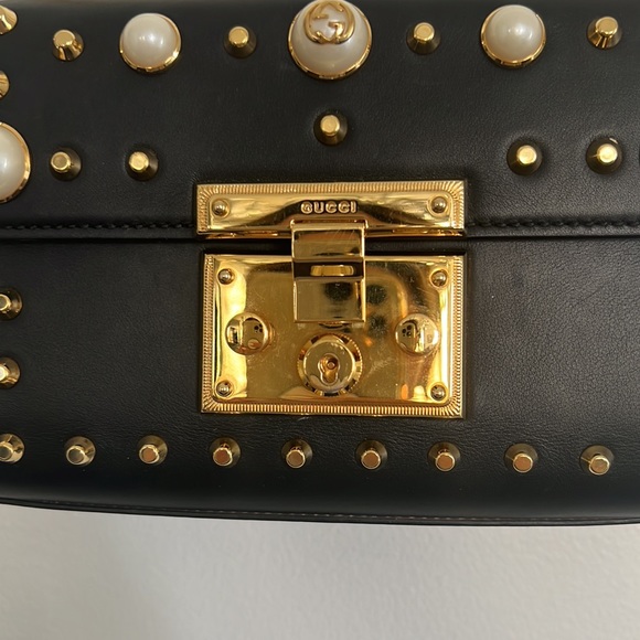 Gucci padlock pearl embellished bag - Picture 4 of 6